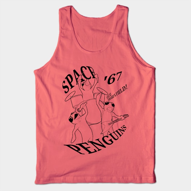 Space Penguins '67 Tank Top by PulpAfflictionArt79